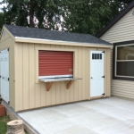 Muskego Wi 10x14 Gable bar shed